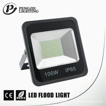 100 Watt SMD LED Gute Wärmeableitung IP65 Schwarz LED Flutlicht